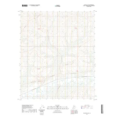 2021 Map of Big Delta D-6 NE, 2021 Print