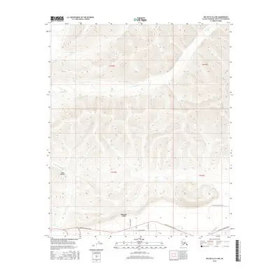 2016 Map of Big Delta D-6 NW, 2016 Print