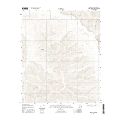 2016 Map of Big Delta D-6 SE, 2016 Print