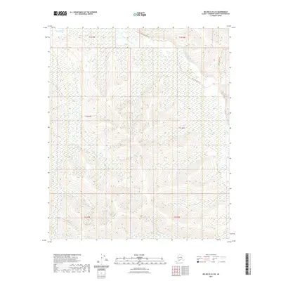 2021 Map of Big Delta D-6 SE, 2021 Print