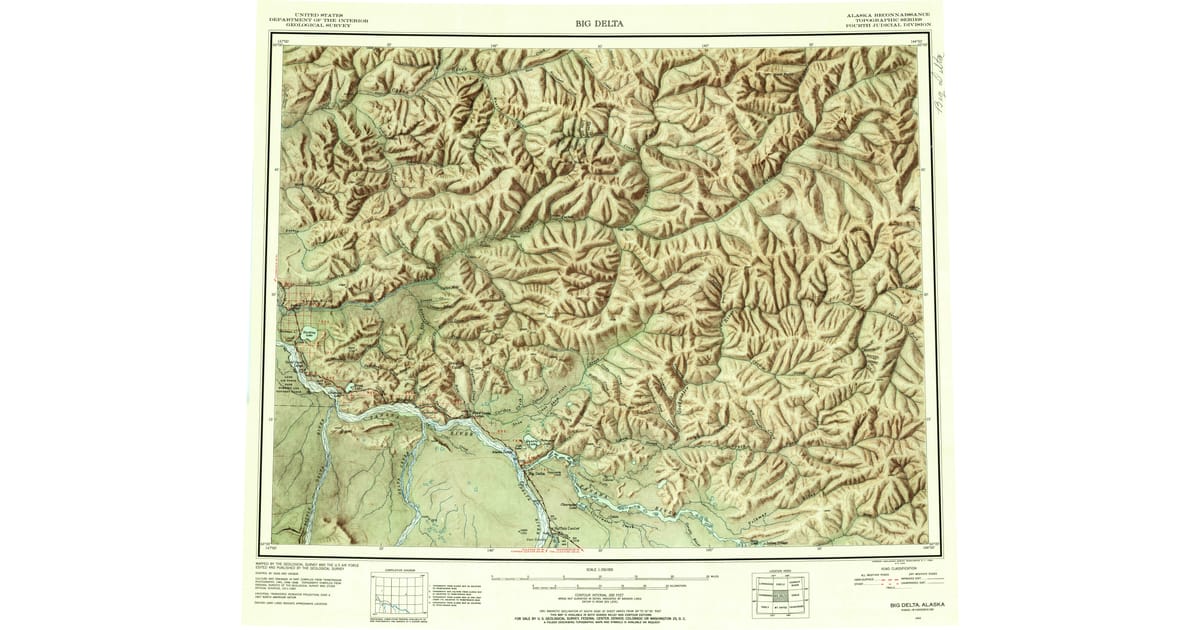 Old Maps of Delta Junction AK - Big Delta Fairbanks North Star County Ak Usgs Topo 1950 P1956 Og 1200x630 