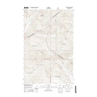 2014 Map of Big Devil Peak, 2014 Print