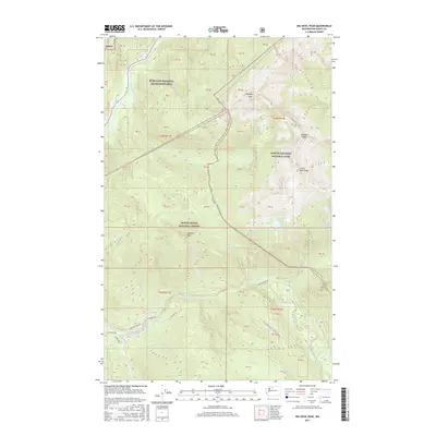 2017 Map of Big Devil Peak, 2017 Print