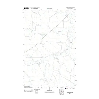 2011 Map of Big Dry School, 2011 Print
