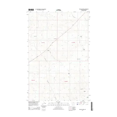 2014 Map of Big Dry School, 2014 Print