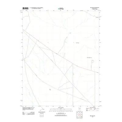 2012 Map of Big Dune, 2012 Print