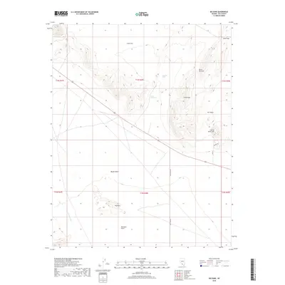 2018 Map of Big Dune, 2018 Print
