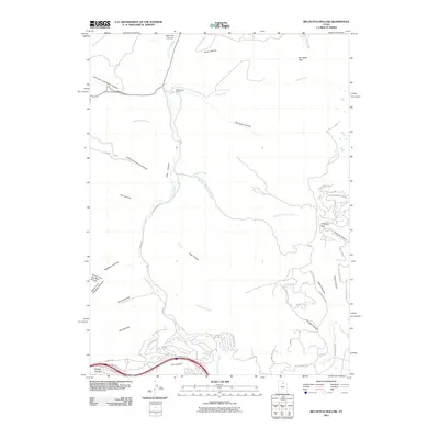 2011 Map of Big Dutch Hollow, 2011 Print