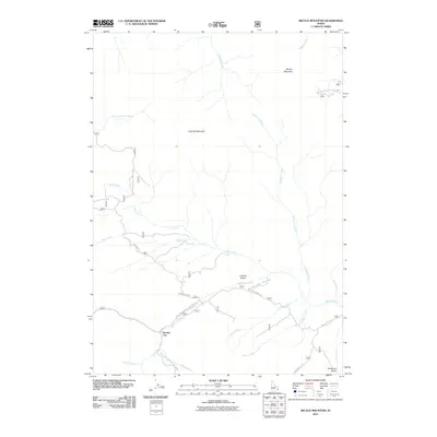 2011 Map of Big Elk Mountain, 2011 Print