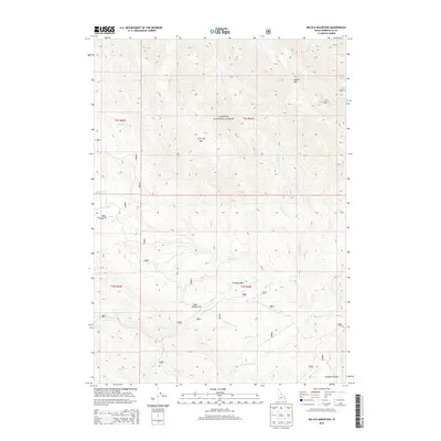 2013 Map of Big Elk Mountain, 2013 Print
