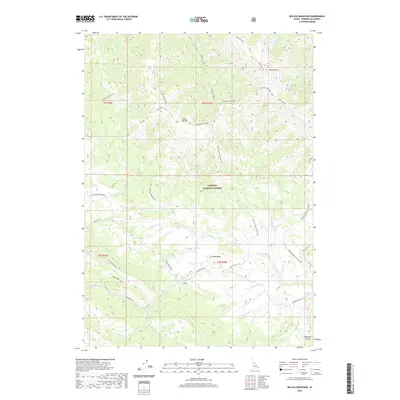 2020 Map of Big Elk Mountain, 2020 Print