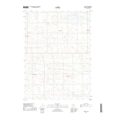 2017 Map of Big Falls, 2017 Print