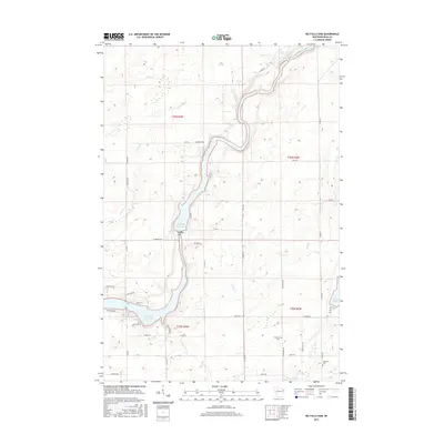 2015 Map of Big Falls Dam, 2015 Print