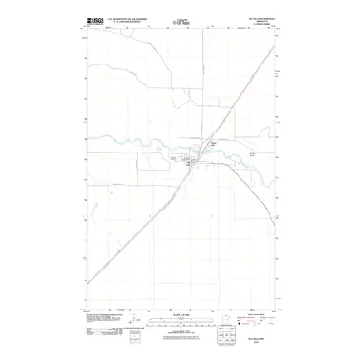 2010 Map of Big Falls, 2010 Print