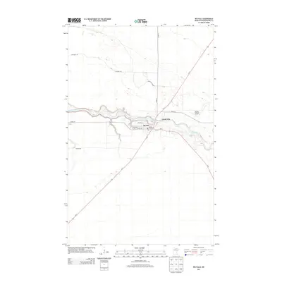 2013 Map of Big Falls, 2013 Print