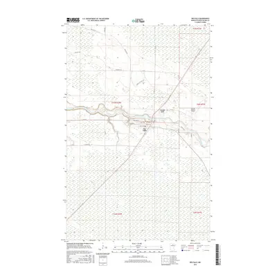 2016 Map of Big Falls, 2016 Print