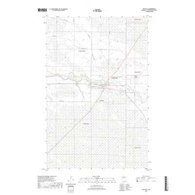 2019 Map of Big Falls, 2019 Print