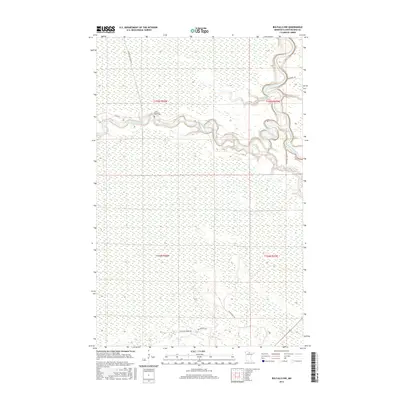 2016 Map of Big Falls NW, 2016 Print