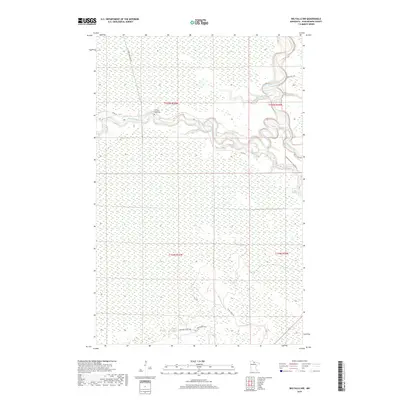 2019 Map of Big Falls NW, 2019 Print
