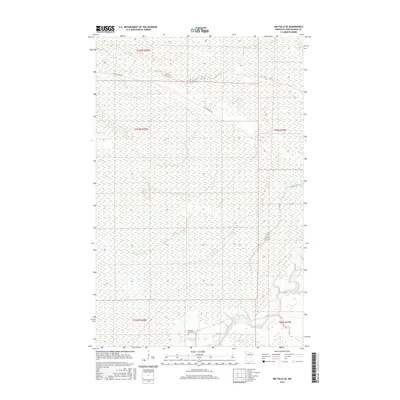 2016 Map of Big Falls SE, 2016 Print