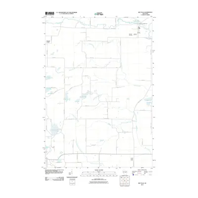 2010 Map of Big Falls, 2010 Print
