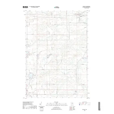 2018 Map of Big Falls, 2018 Print