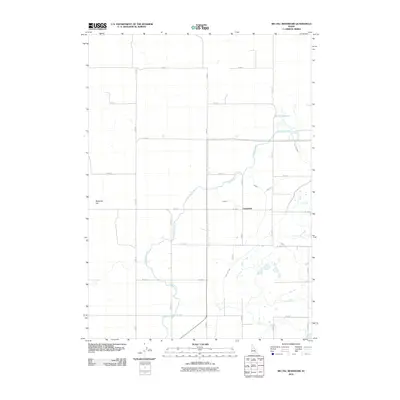 2010 Map of Big Fill Reservoir, 2010 Print