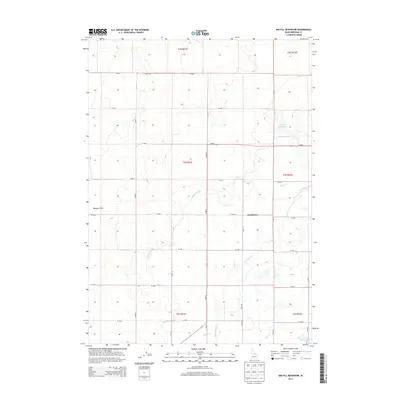 2013 Map of Big Fill Reservoir, 2013 Print