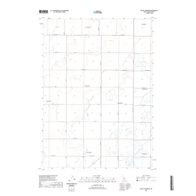 2020 Map of Big Fill Reservoir, 2020 Print