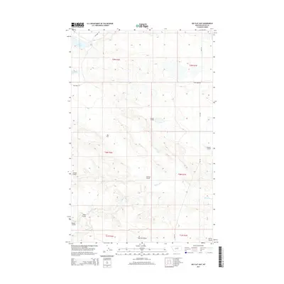 2014 Map of Big Flat East, 2014 Print