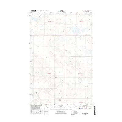 2017 Map of Big Flat East, 2017 Print