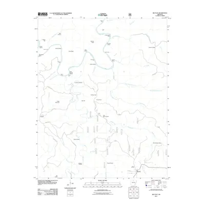 2011 Map of Big Flat, 2011 Print