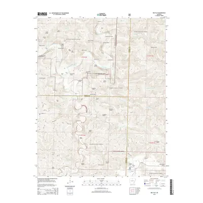 2014 Map of Big Flat, 2014 Print
