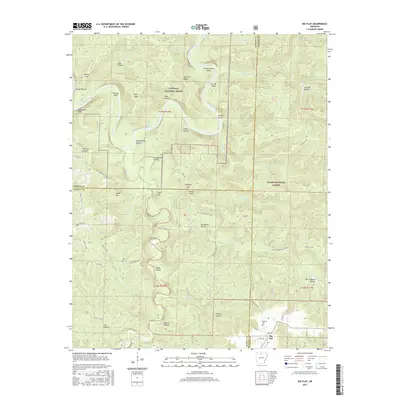 2017 Map of Big Flat, 2017 Print
