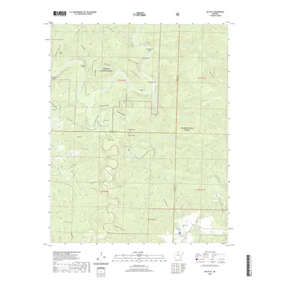 2020 Map of Big Flat, 2020 Print