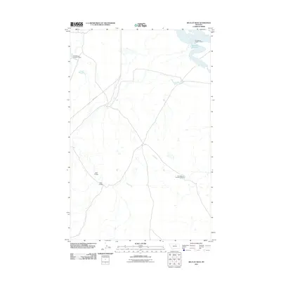2011 Map of Big Flat West, 2011 Print