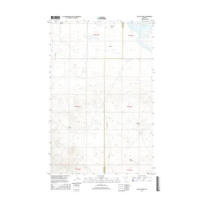 2017 Map of Big Flat West, 2017 Print