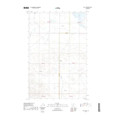 2020 Map of Big Flat West, 2020 Print