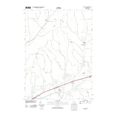 2010 Map of Big Flats, 2010 Print