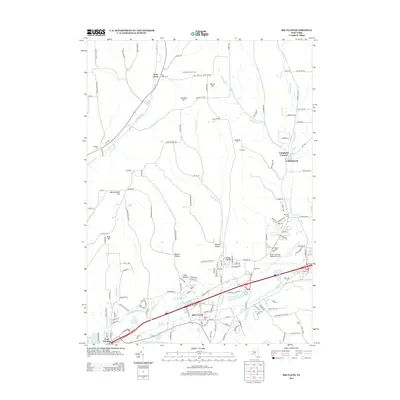 2013 Map of Big Flats, 2013 Print