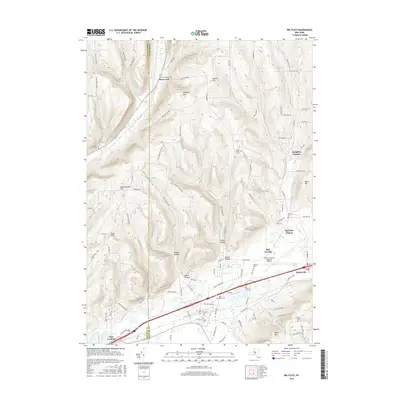 2016 Map of Big Flats, 2016 Print