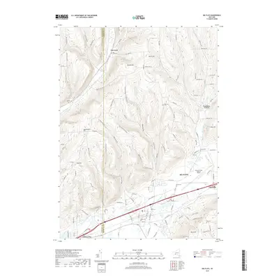 2019 Map of Big Flats, 2019 Print