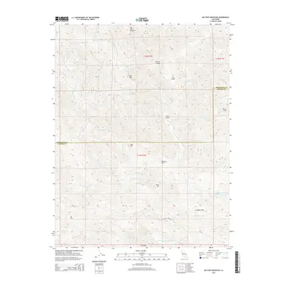 2015 Map of Big Foot Mountain, 2015 Print