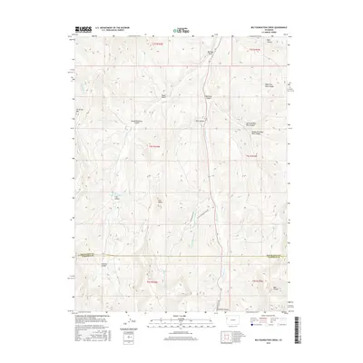 2016 Map of Big Foundation Creek, 2016 Print