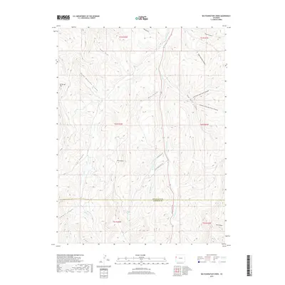 2019 Map of Big Foundation Creek, 2019 Print
