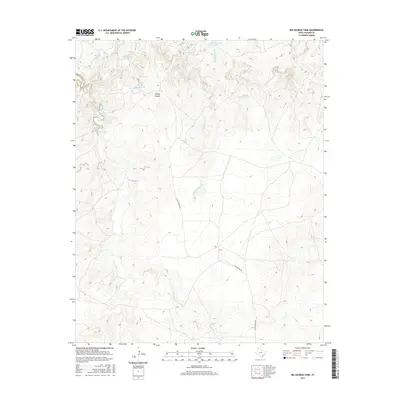2016 Map of Big George Tank, 2016 Print