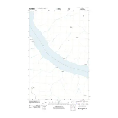 2011 Map of Big Goat Mountain, 2011 Print