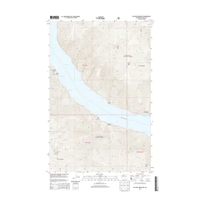 2014 Map of Big Goat Mountain, 2014 Print