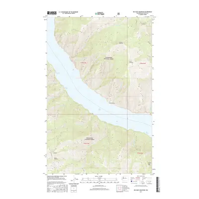 2017 Map of Big Goat Mountain, 2017 Print