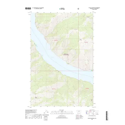 2020 Map of Big Goat Mountain, 2020 Print